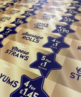 Shelf edge tickets and strips