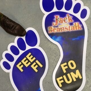 outdoor floor stickers for use on concrete