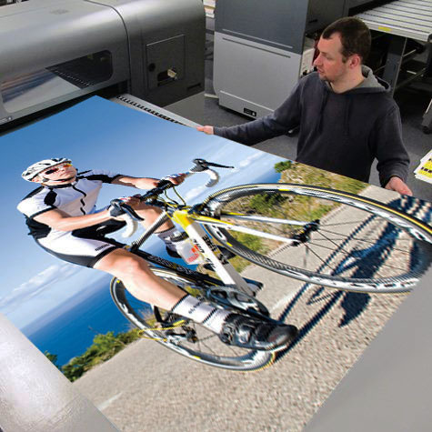 Printing large foamex posters