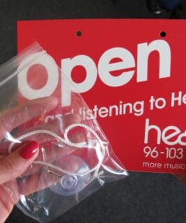 Custom printed open and closed signs