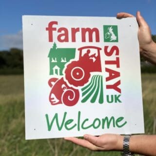 farm stay reflective signs