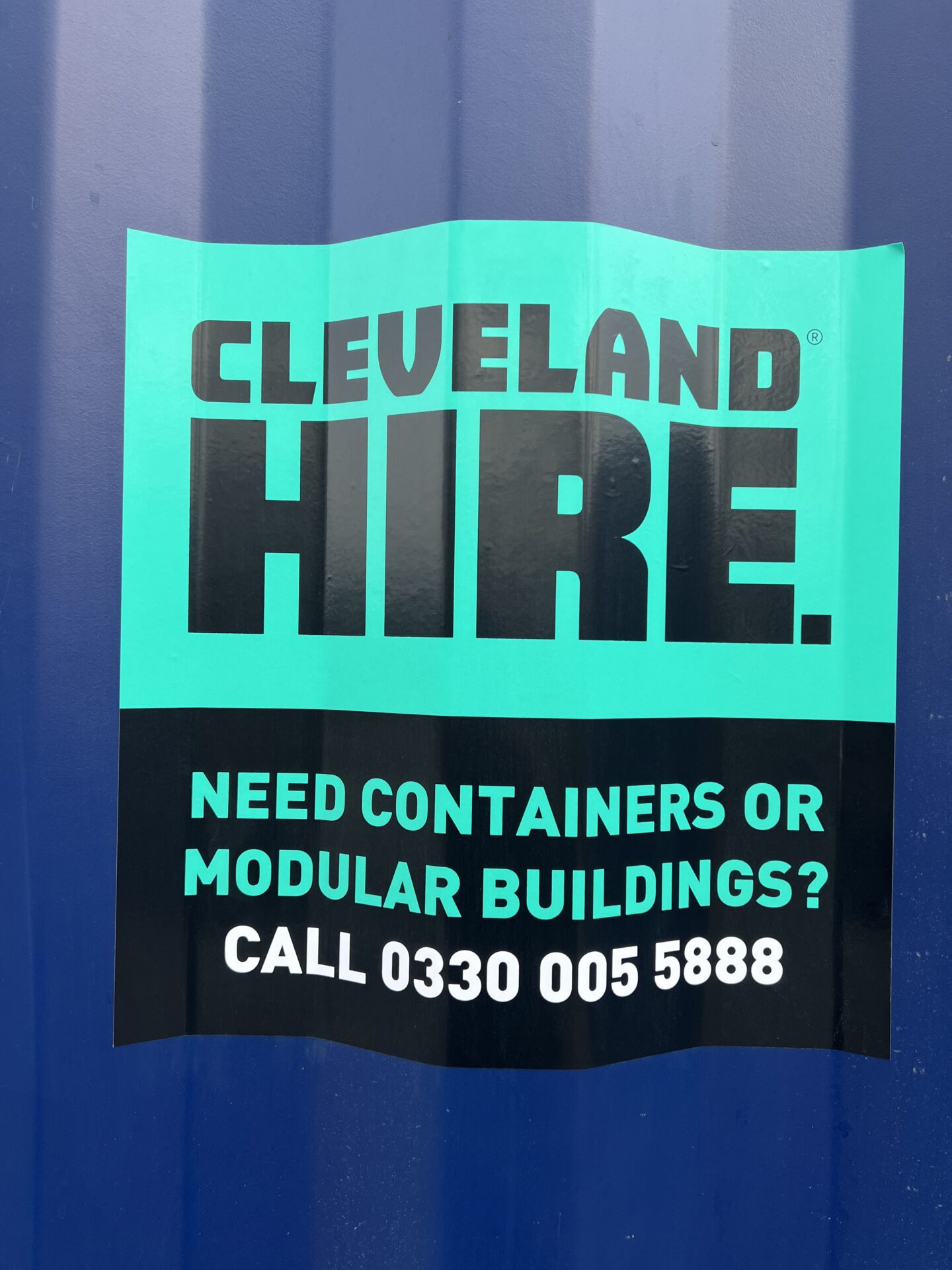 Cleveland hire machinery stickers