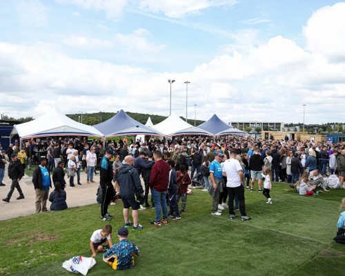 crowd of people at an outdoor event