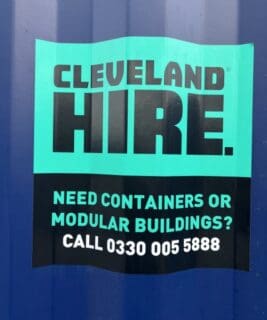 Shipping container stickers