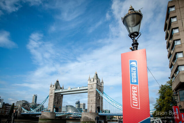 Clipper lamppost cover in London