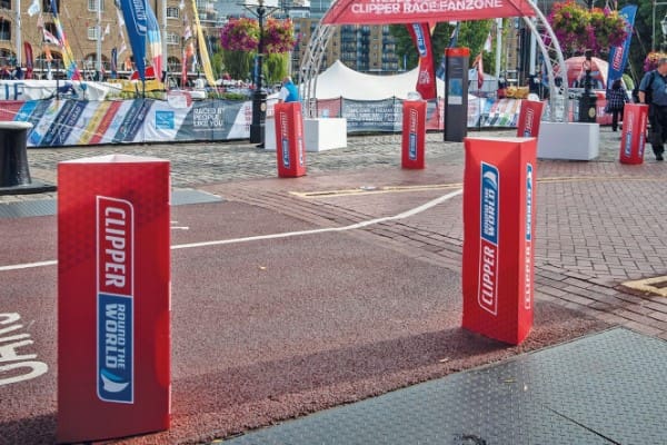 event bollard covers - Bollard cover printing UK