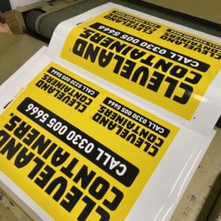 high tack event stickers