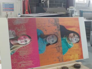AR posters for art installation
