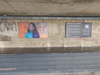 installed AR poster
