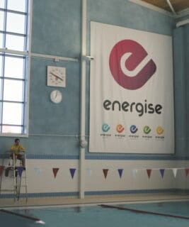 Energise large format banner