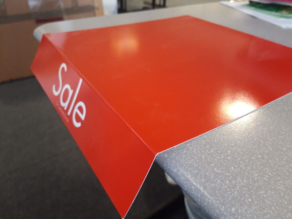 Sale shelf edge strip