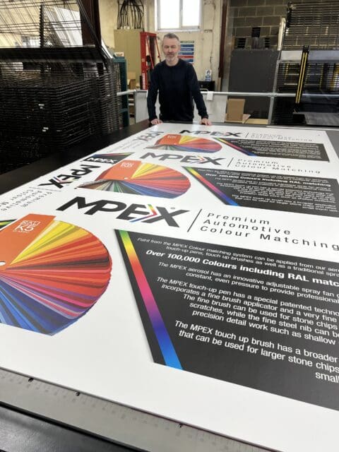 Foamex boards colour printed