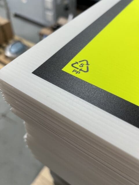 Custom printed correx boards