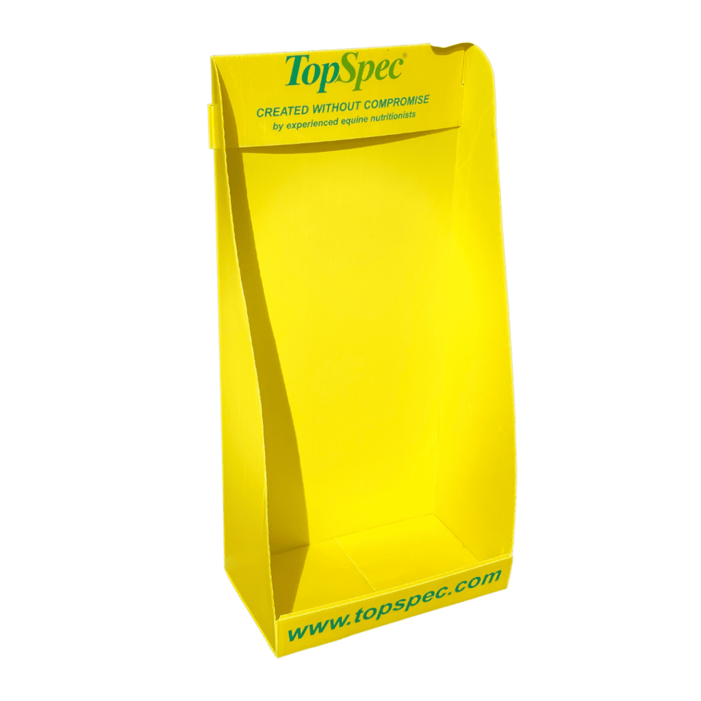 Promotional bag and sack display