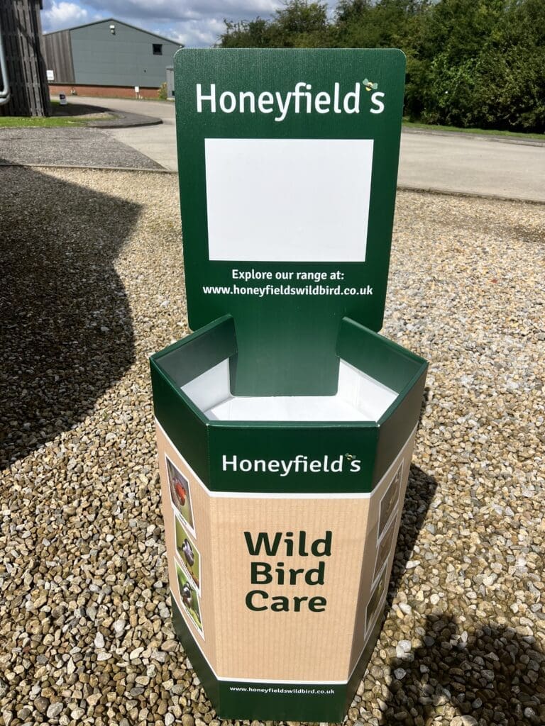 Promotional display bin custom printed