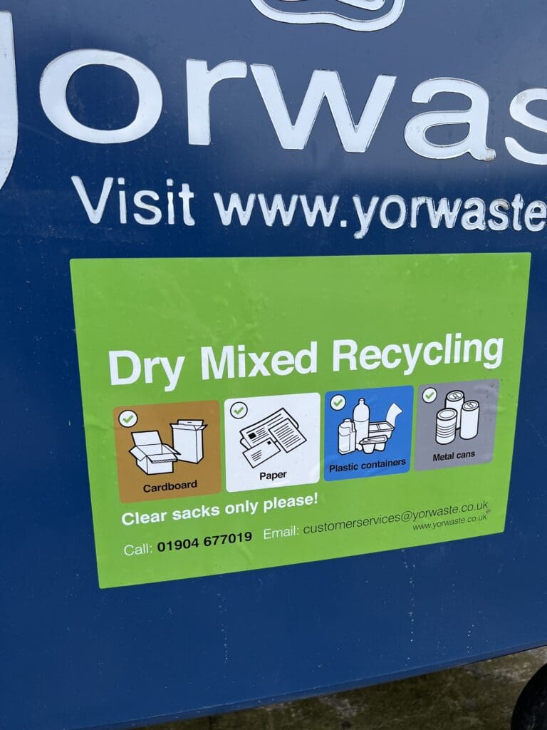 Commercial high tack bin stickers for industrial use