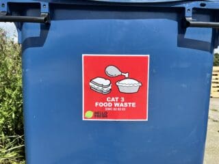 Waste bin stickers
