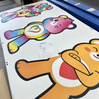 Care bear standees - life size cartoon characters