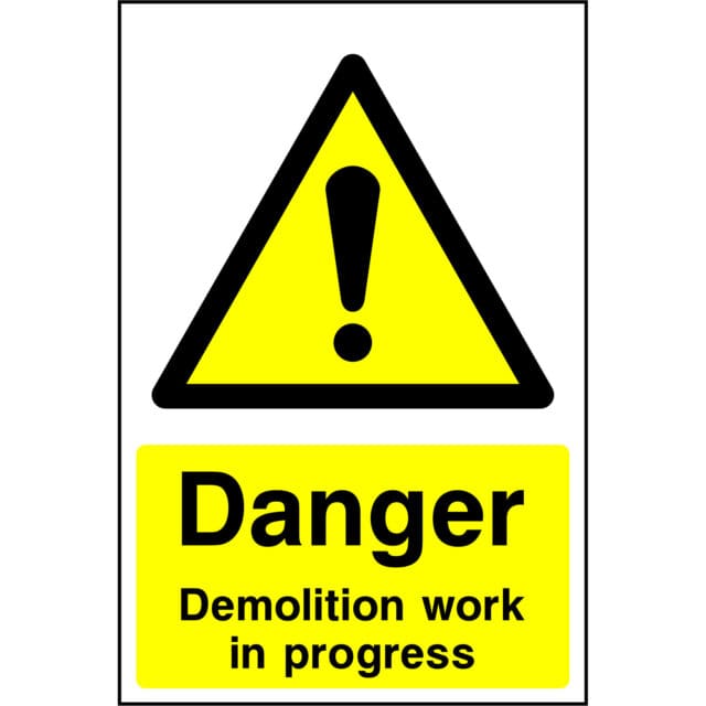 Waring sign