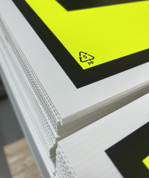 Custom printed Correx Signs