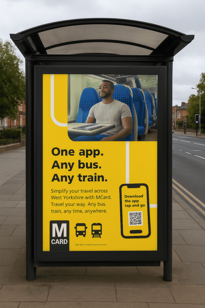 Bus shelter Poster printing uk