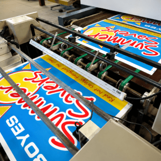 Industrial screen printing