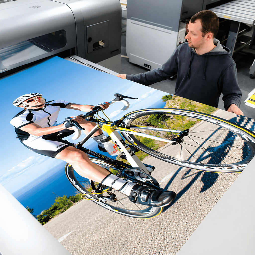 Large format poster printed