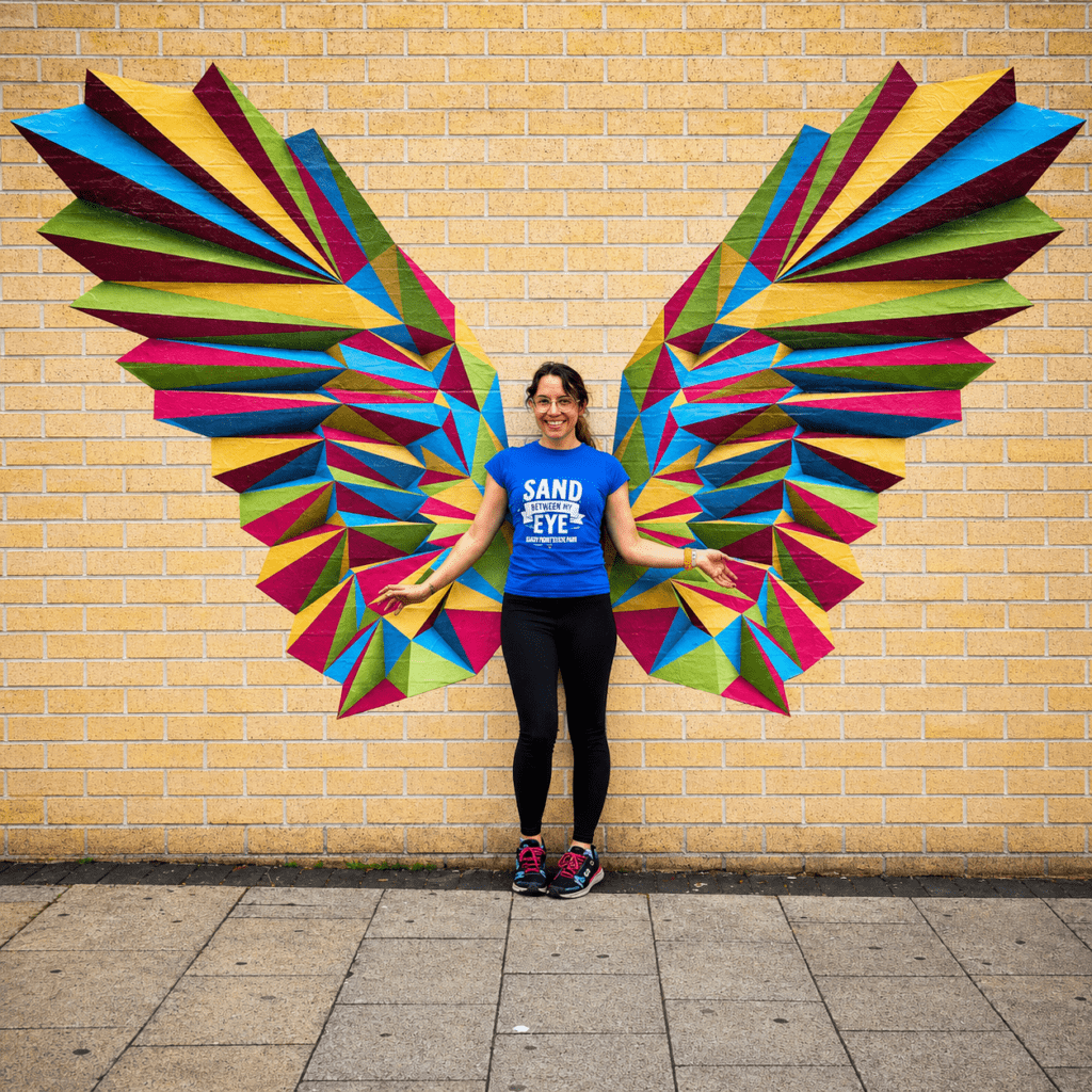 Printed wall stickers angel wings