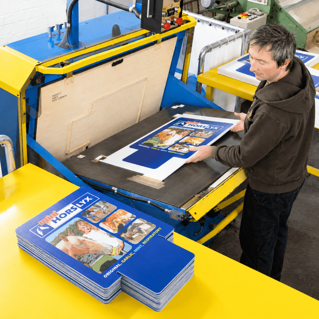Trade die cutting