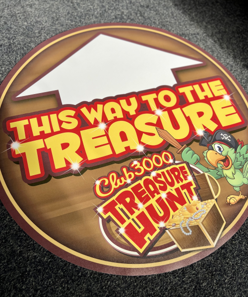 Way Marker Floor Stickers