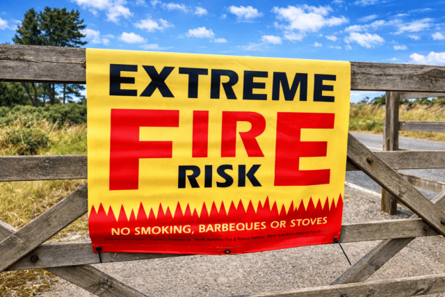 Printed banners for use on gates and fences